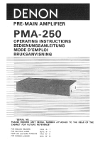 Denon PMA-250-Owners-Manual 